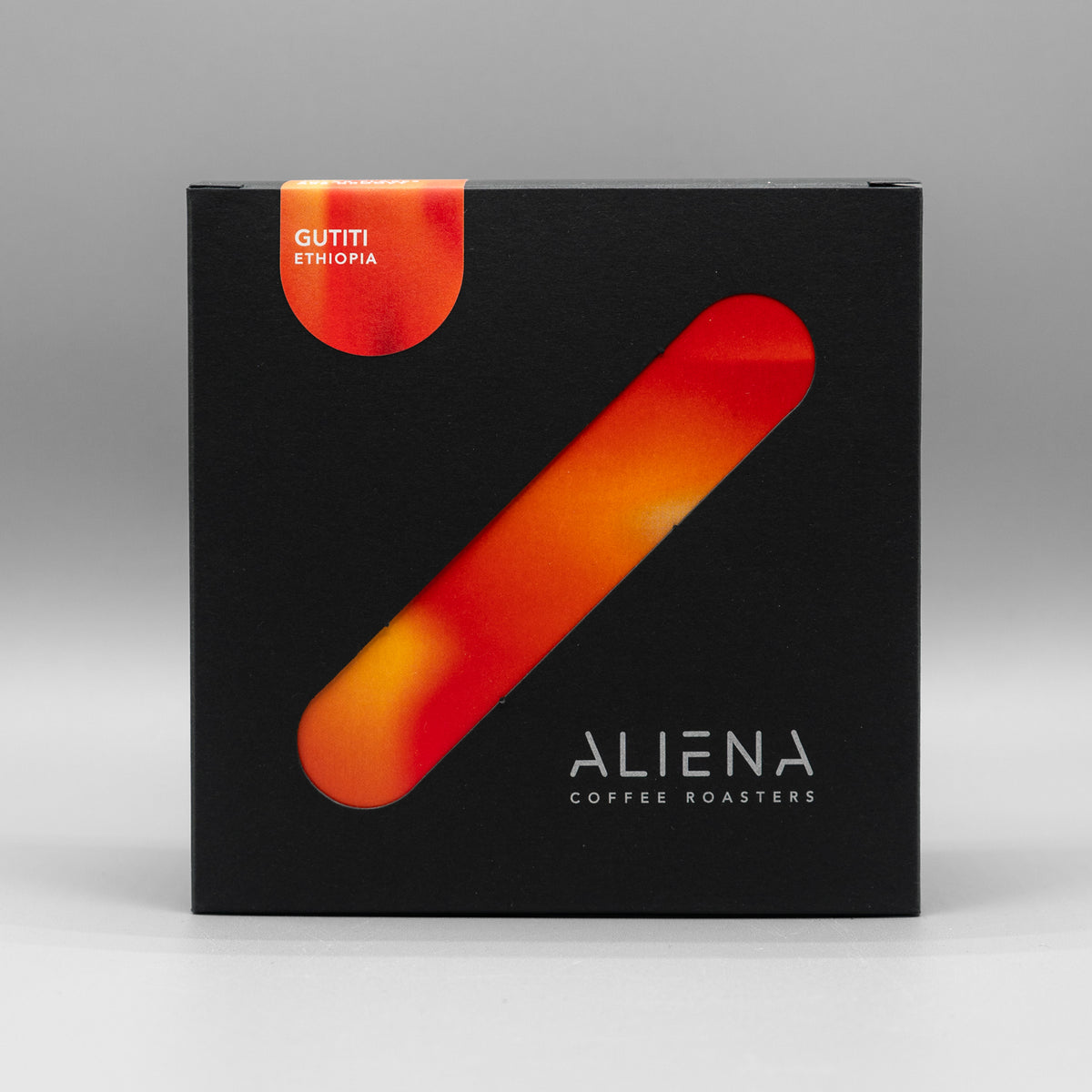 GUTITI Etiopia, confezione Aliena Coffee Roasters vista frontale